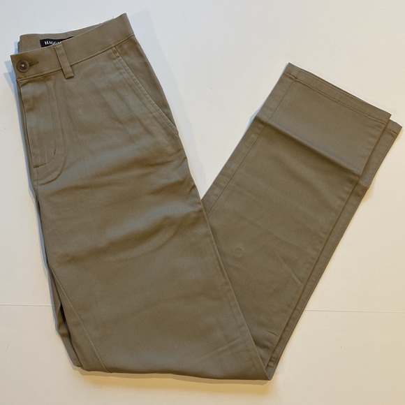 Haggar SZ 29 x 32 Motion Stretch Khaki Pants New D8 - Picture 5 of 13